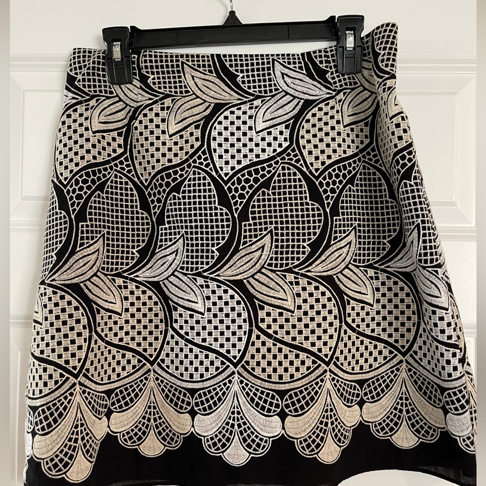 Black and white skirt